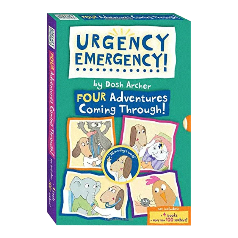 Набор в штучной упаковке Urgency Emergency 1–4, детские книги для детей 3, 4, 5 6 лет, английская книжка с картинками, 9780807599914 (art.: 3920ced1126e2) - 3920ced1126e2