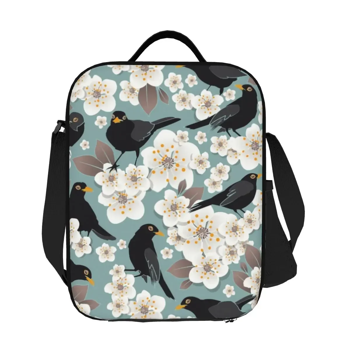 Портативный Ланч-бокс С Милым Дизайном Птицы Герметичный Охлаждающий Цветок