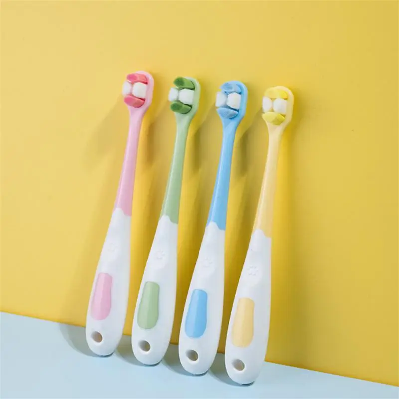 

Childrens Toothbrush Clean Soft Toothbrush Soft Fur Child Training Toothbrush Toothbrush Care For Gums Tongue Brush Soft Wanmao