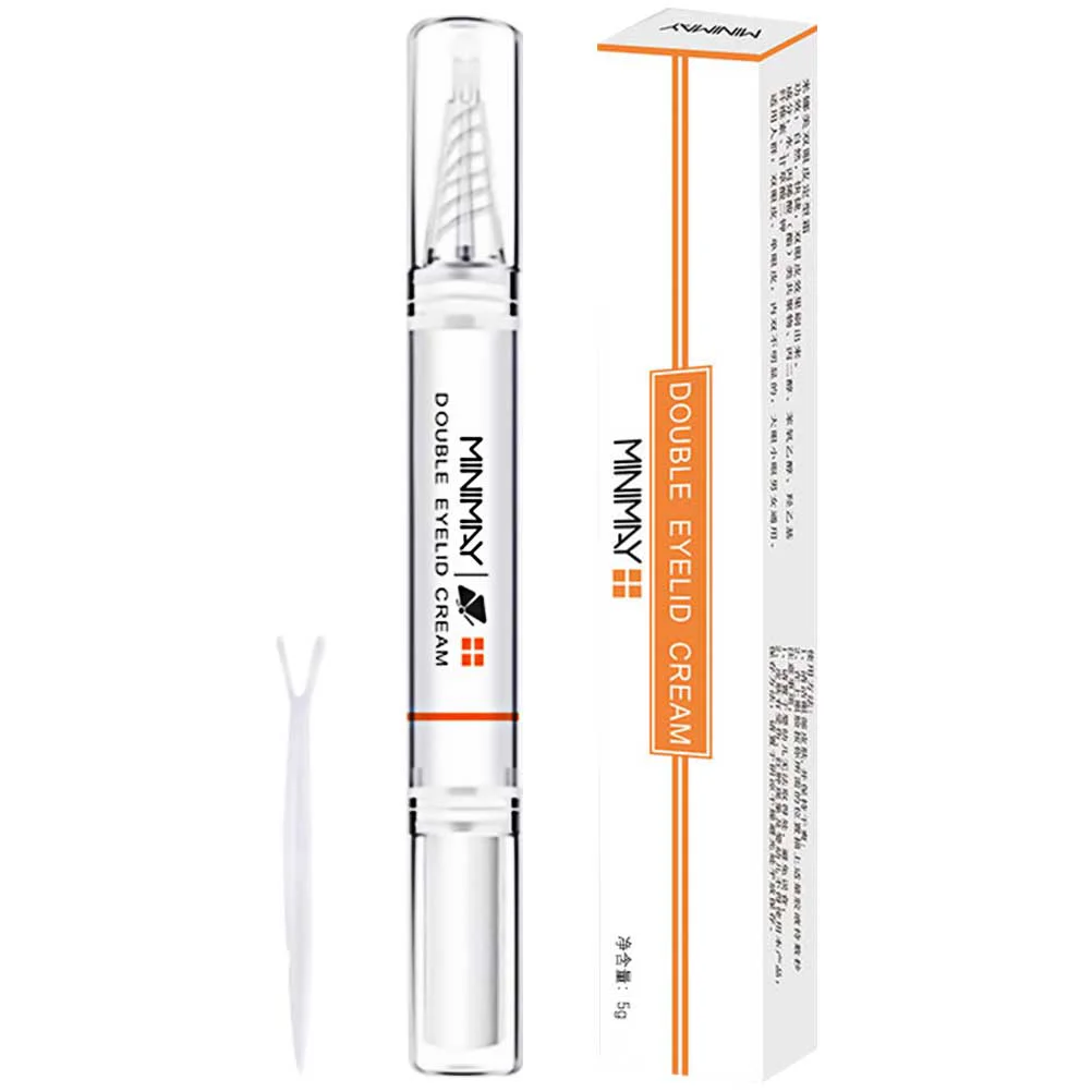 

Eyelid Double Cream Glue Pen Invisible Liquid Tape Stickers Fold Eyelids Stick Crease Eyelash Serum Natural False Shaping