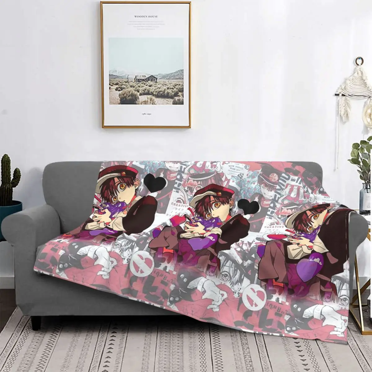 

Фланелевое покрывало для манги Hanako Kun Yugi Tsukasa, симпатичное уютное мягкое флисовое покрывало