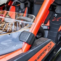 2pcs atv utv windshield clamps glass fastener motorcycle accessories for honda pioneer 1000 can am 800 800r x commander maverick