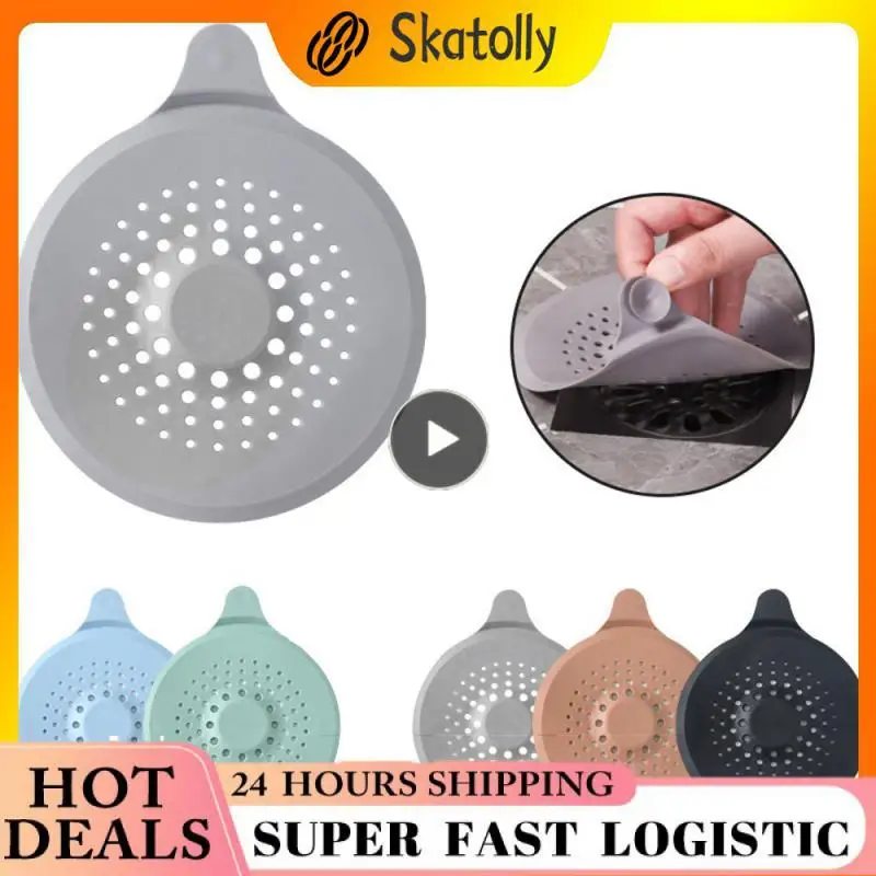 

1~10PCS Hair Filter Sink Anti-blocking Strainer Bathtub Shower Floor Drain Stopper Silicone Kitchen Deodorant Plug Bathroom