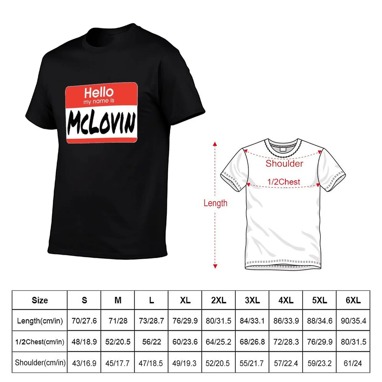 Футболка Hello my name is mclovin винтажная одежда футболка с аниме футболки рисунком для