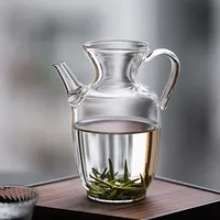 Imitation Song Glass Teapot Transparent Brewing Green Teapot Tea Set Small Tea Cold Kettle Tea Maker Tool Household Single Pot I