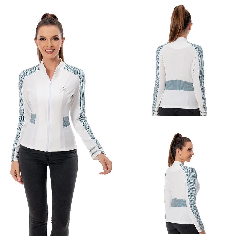 

Strange New Worlds Nurse Christine Chapel Cosplay Costume Jacket Badge Outfits Halloween Carnival Suit