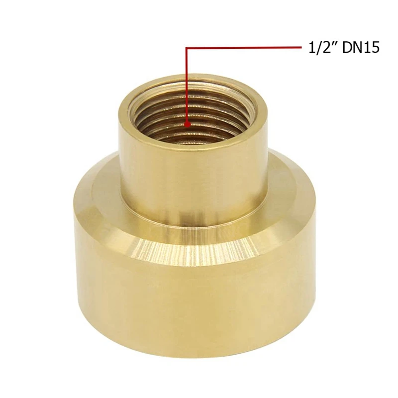 Цельная латунная насадка для фонтана 1/2 дюйма DN15 колонна пруда головка