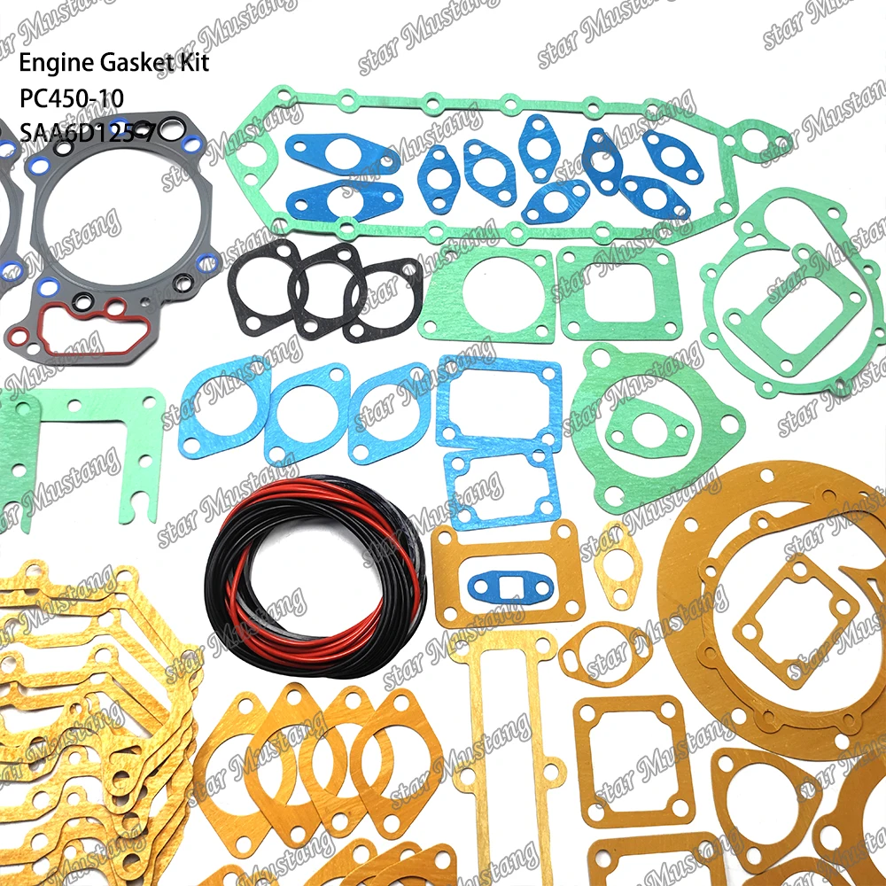 PC450-10 SAA6D125-7 набор прокладок двигателя подходит для детали Komatsu