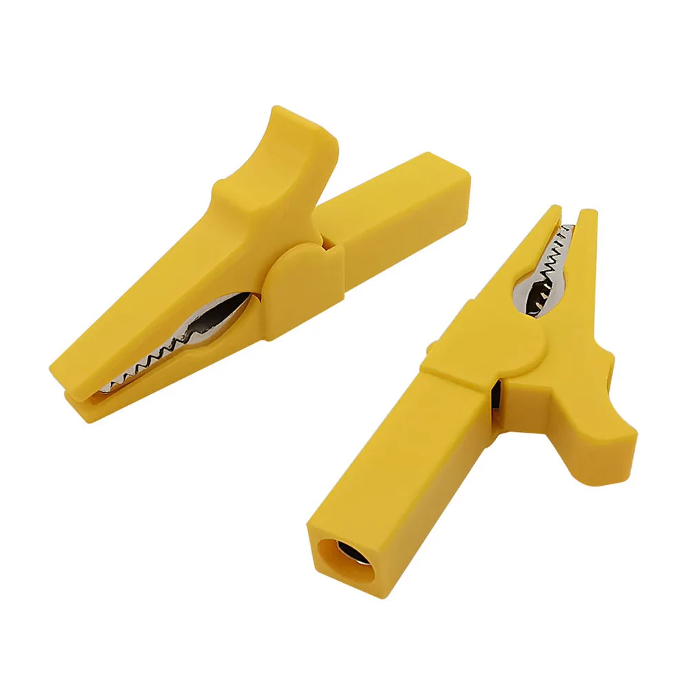 6 шт. 55 мм стандартный зажим типа крокодил для штекера банана 4 мультиметр ручка