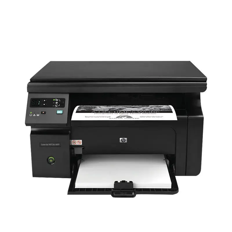 

H P printer m1136 black and white laser printer all-in-one machine copy scanning home office