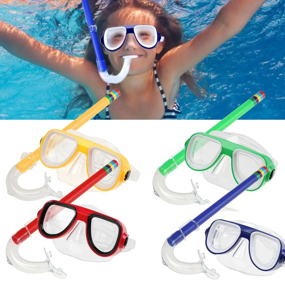 

Swimming Dry Tube Underwater Equipment Kids Diving Goggles Children Snorkeling Gear Snorkel Mask Set Scuba Diving Mask