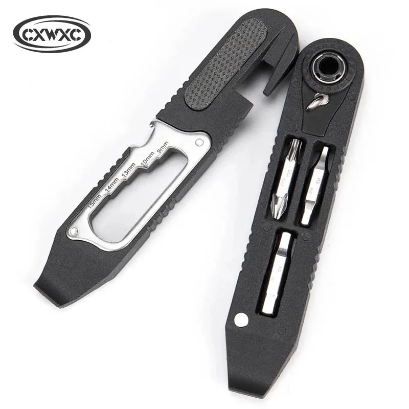 

CXWXC Bicycle Multitool Portable Bike Tools Kit Cycling Repair Tools Hex Spoke Tyre Lever Allen Wrench MTB Road Bike Accessories