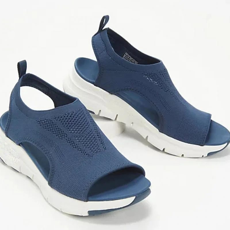 

Women Shoes Sandals 2022 Summer Peep Toe Shoes For Women Comfy Walking Shoes Thick bottom Wedge Sandals Beach Chaussure Femme