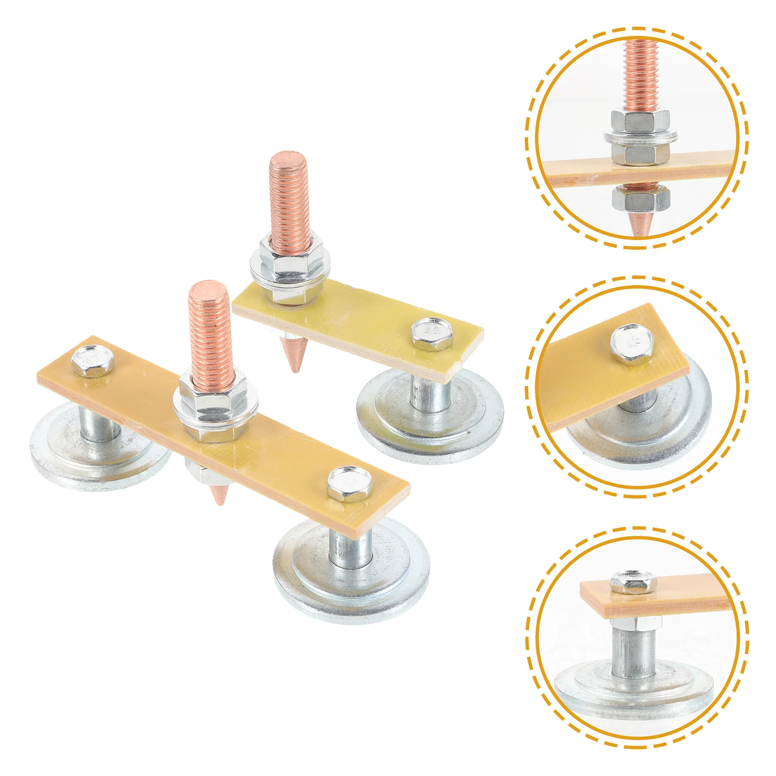 2 шт. магнитное сильное заземляющее устройство приспособление для сварочной