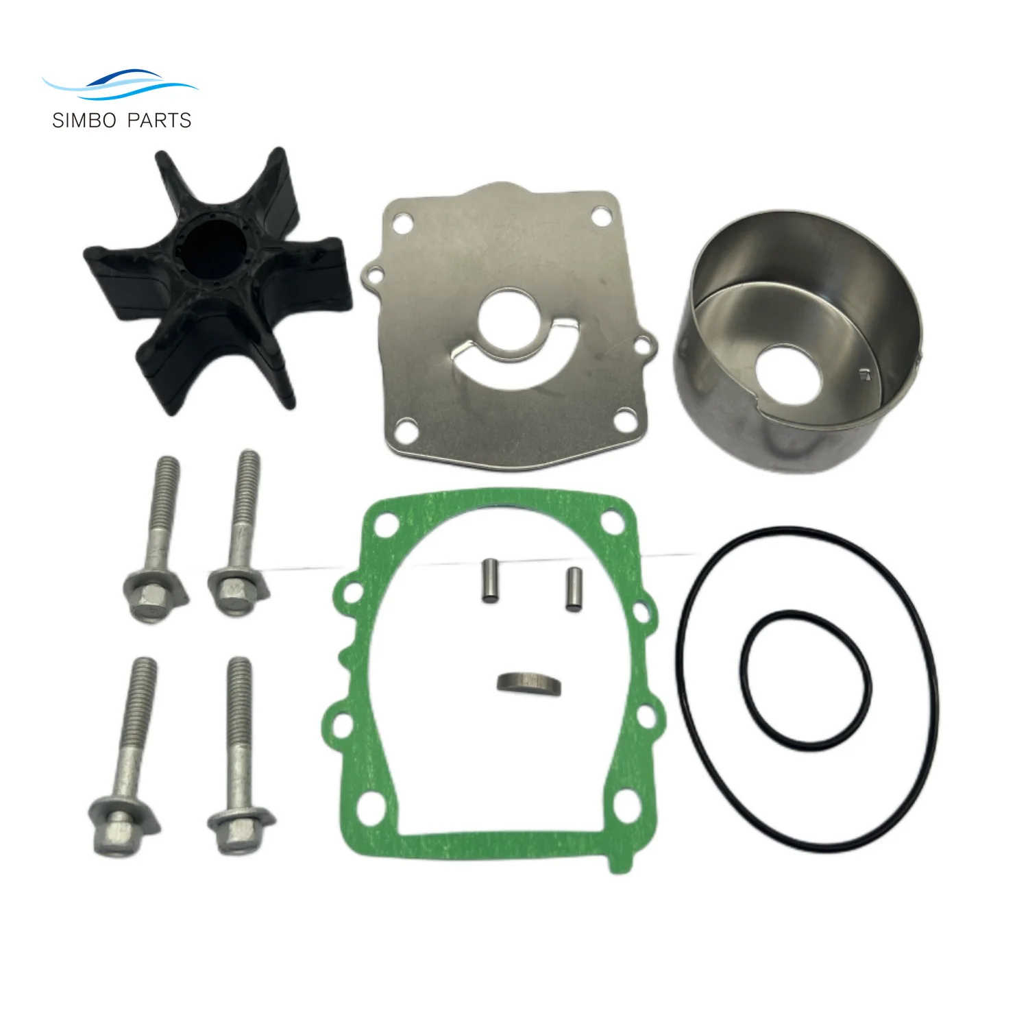 

Water Pump Impeller Kit For Yamaha 2-Stroke 150 175 200 225 HP Outboard Motor 6G5-W0078-01 6G5-W0078-A1-00 6G5-W0078-0A 18-3311