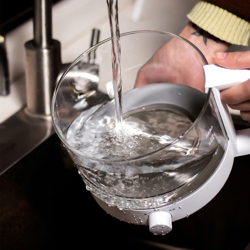 Мини-электрическая плита многофункциональная универсальная кастрюля 1 2 л