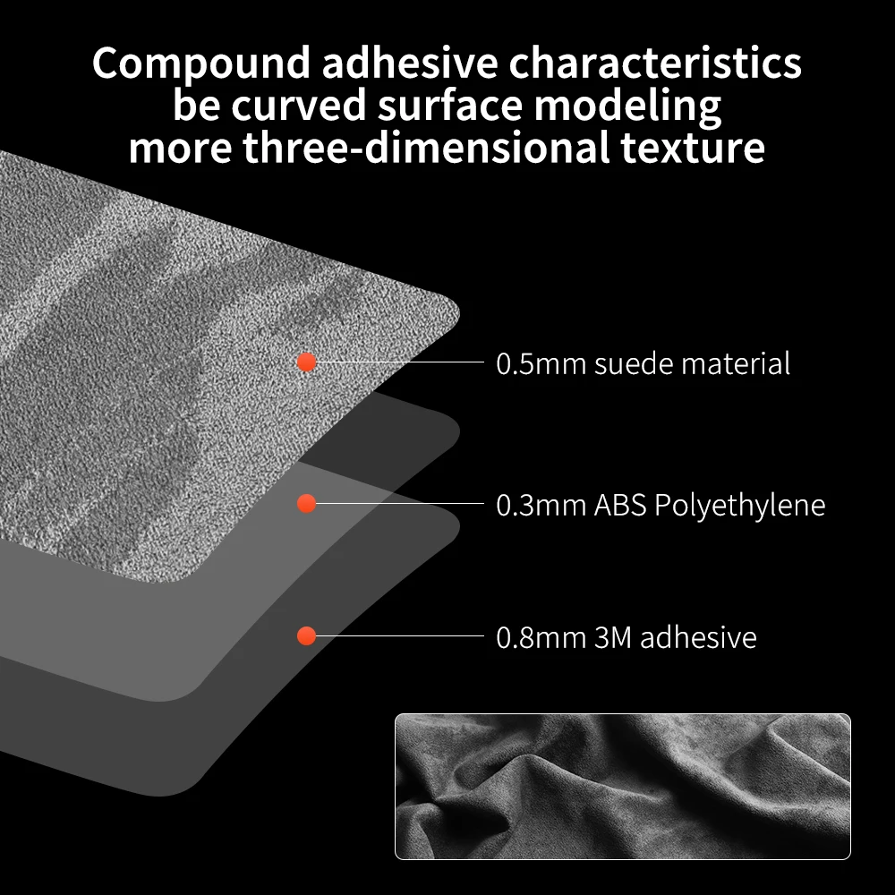 Мягкая замша Fabic интерьер автомобиля Приборная панель Левая Правая решетка