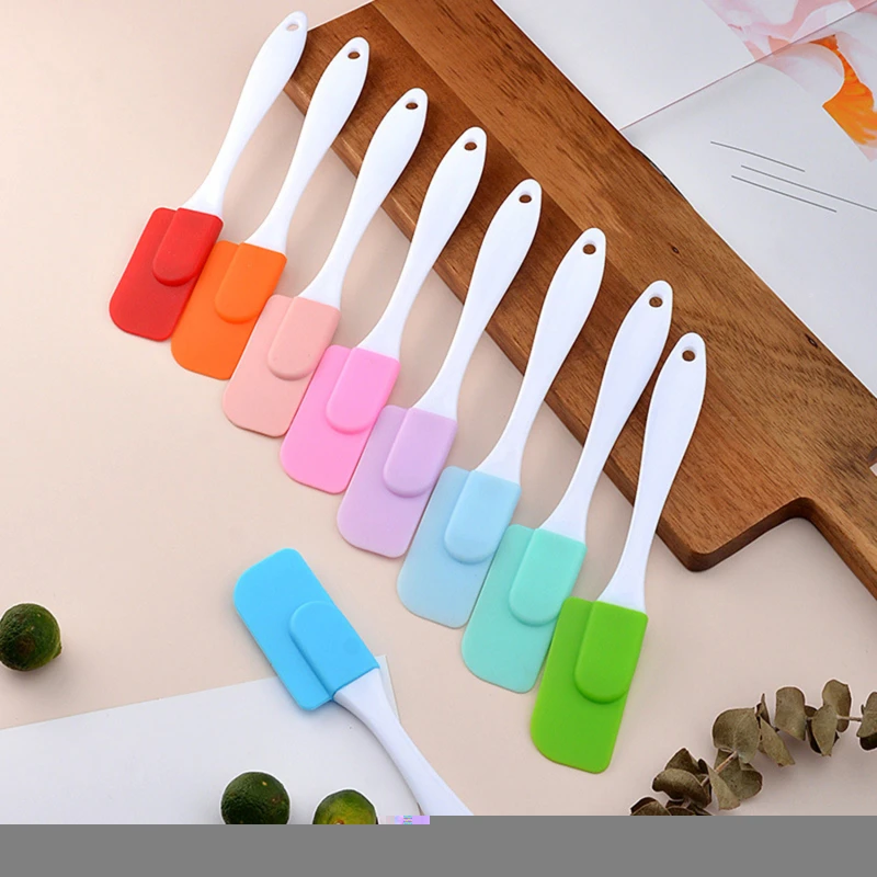 

Silicone Spatula Pastry Cake Scraper Butter Spreader Kitchen Cooking Baking Accessories Heat-Resistant Utensils Tools Food Grade