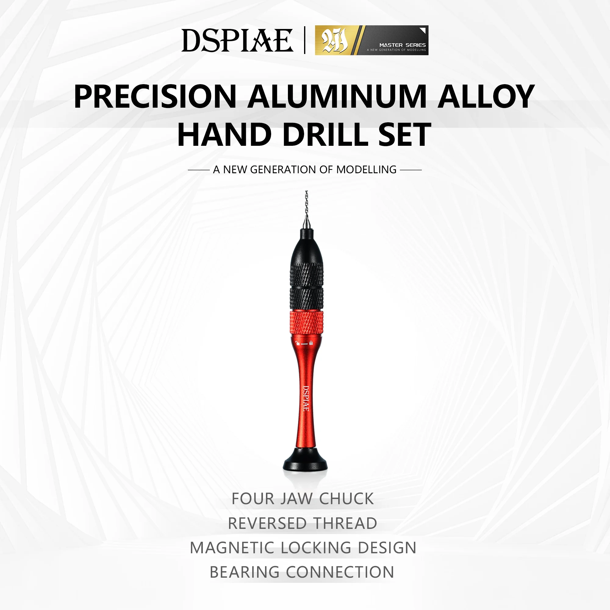 Набор ручных сверл DSPIAE AT-SHD PRECISION из алюминиевого сплава