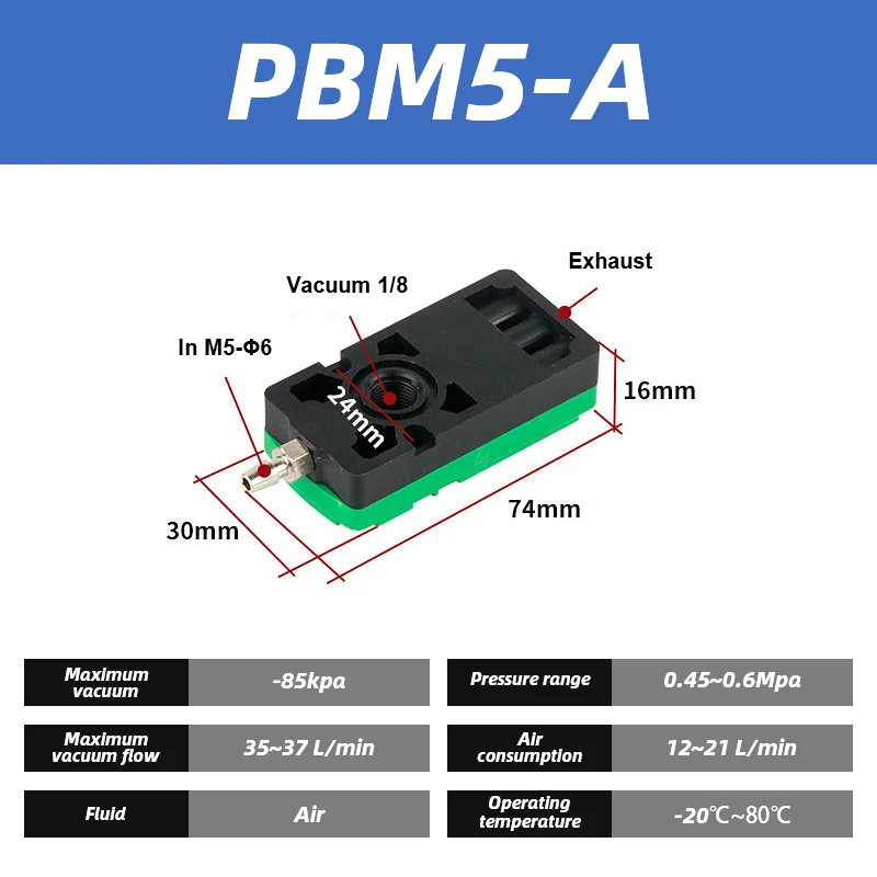 

Вакуумный генератор GATELN PBM/PBX Series