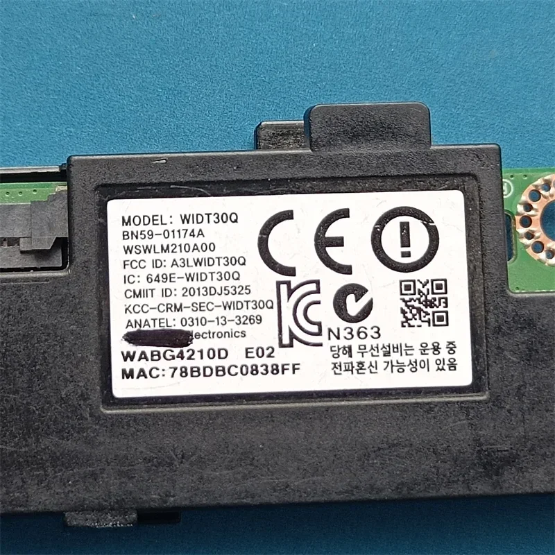 Оригинальный BN59-01174A /D Wi-Fi модуль для UN49M5300AF UN50J5500AF UN55J6300AF UN58MU6071F UN60J6300AF