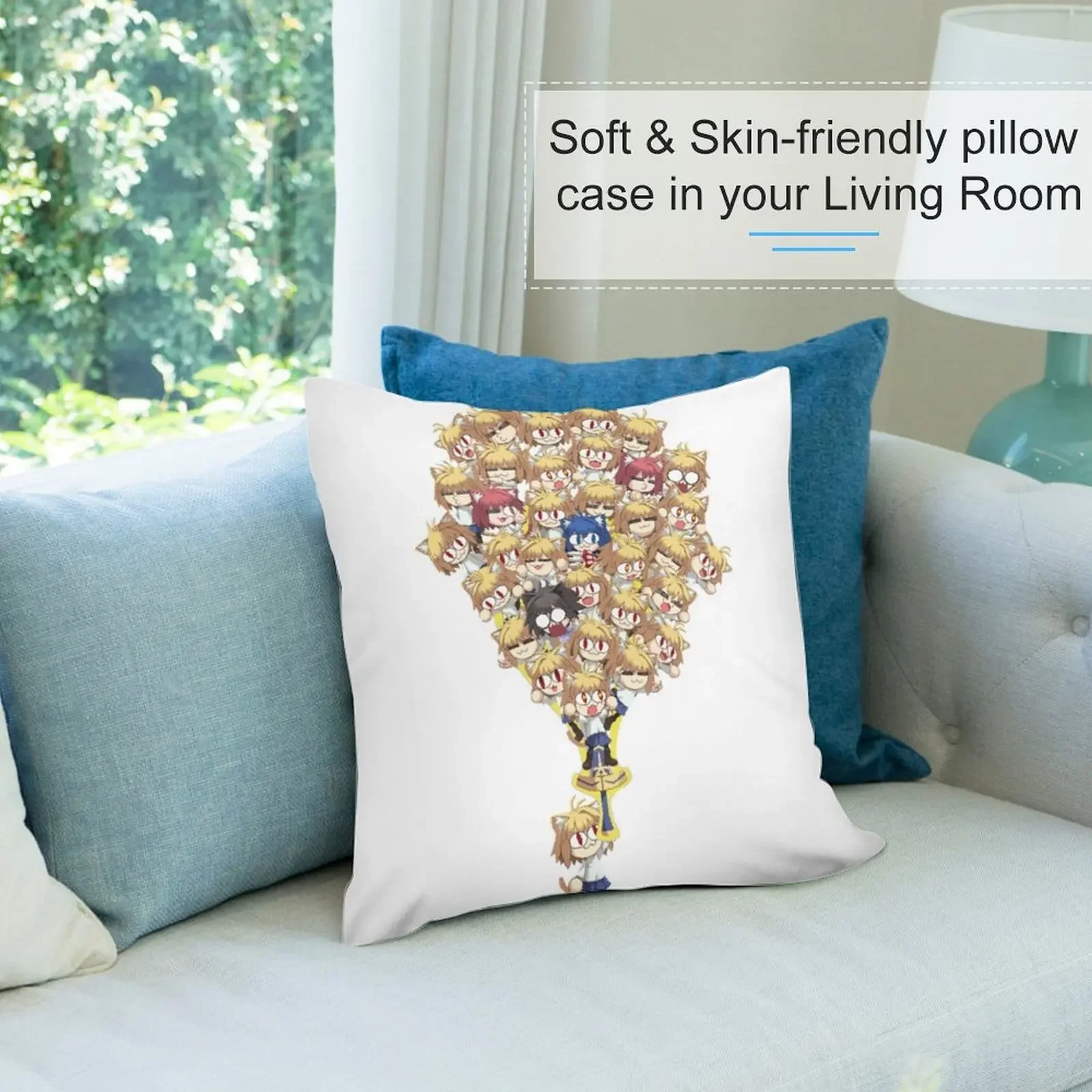 NOBLE NECO PHANTASM Декоративная подушка Подушки для дивана Наволочка Подушка