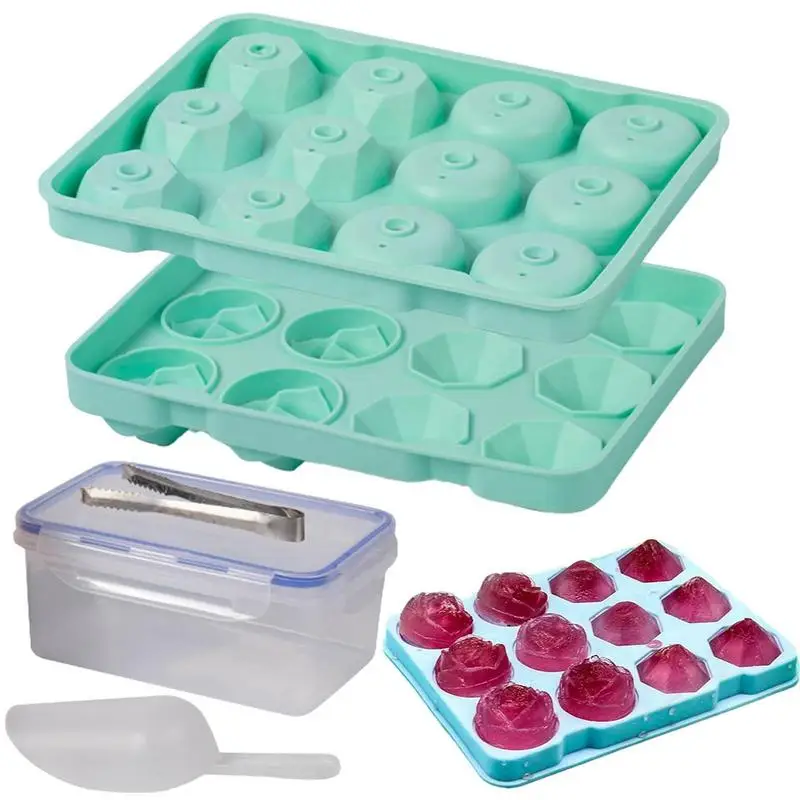 

Форма для льда в форме розы, 12 ячеек, силиконовая форма для льда в Форме Розы и ромба, форма для льда, форма для льда для виски