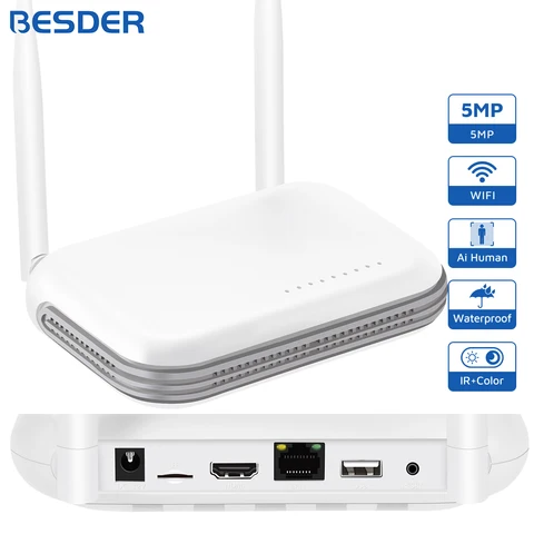 WiFi NVR 8CH 3MP/4CH 5MP H.265 Onvif сетевой видеорегистратор для беспроводной системы безопасности Поддержка распознавания лиц 2,5 ''HDD XMEYE