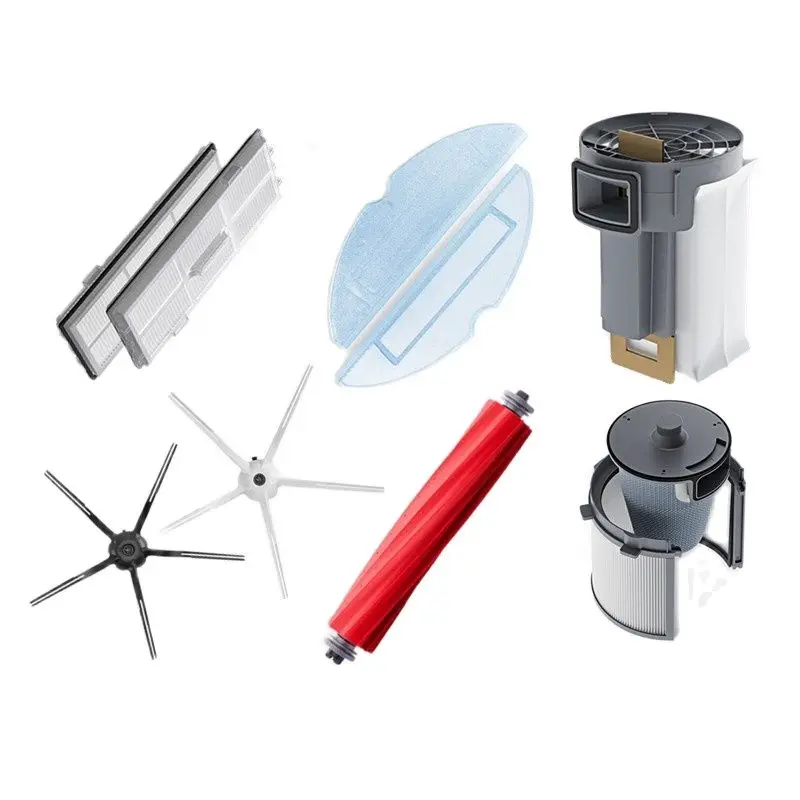 

Original Roborock S7 Robot Cleaner Parts of Washable Filter Detachable Main Brush Mop Rag 5 Arms Side Brush Spare Replacements