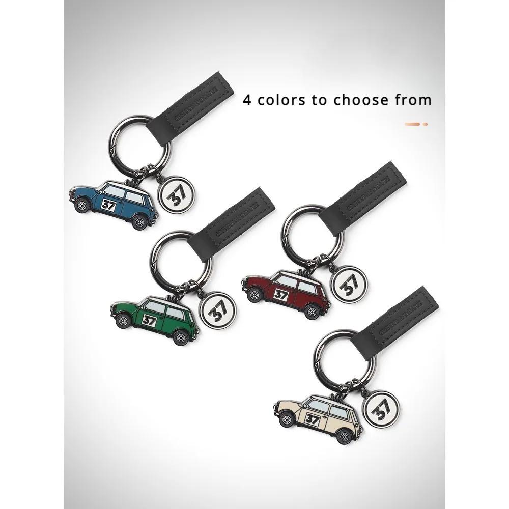Брелок для ключей MINI Limited Edition 37 видов золотистый 1959 кожаный с именной табличкой