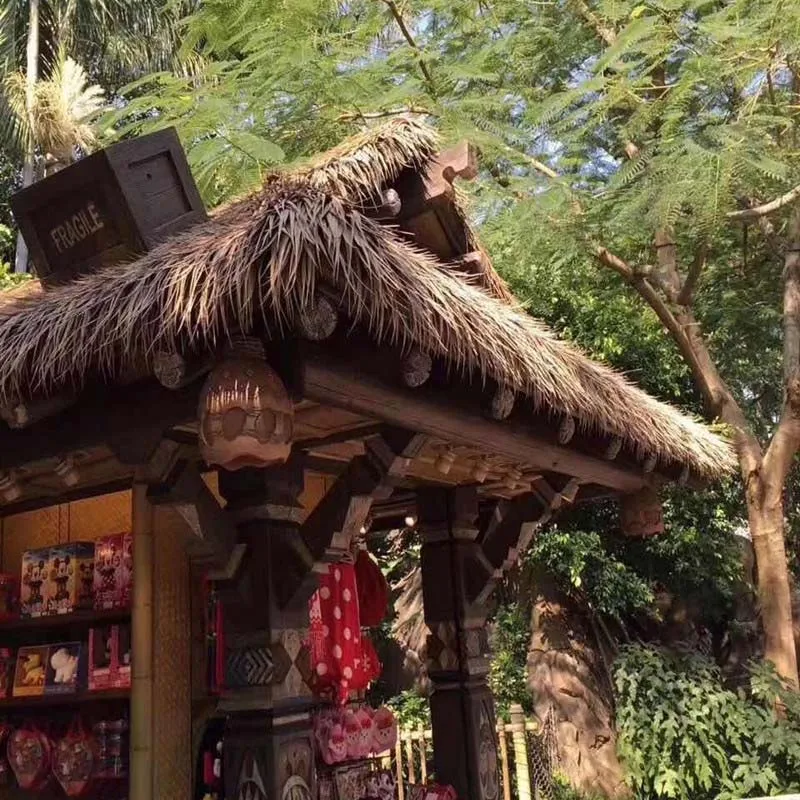 Искусственный пластиковый соломенный материал для бара плитка дома сада беседки