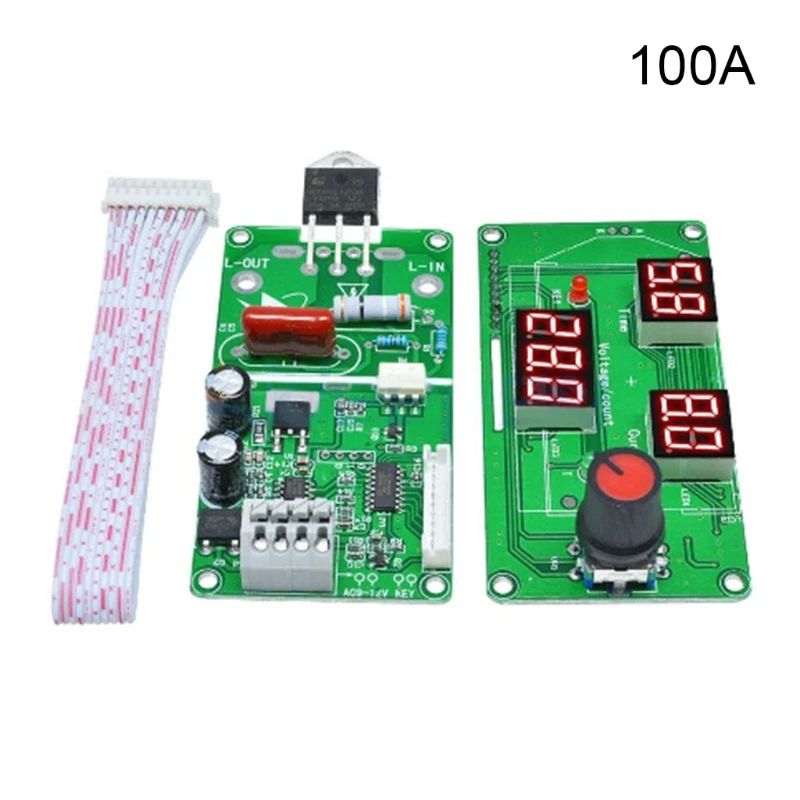 

Electric Welding Machine Transformer Control Board 100A/40A Digital Tube Display Electric Welder for DIY Use M4YD