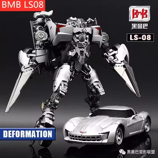 Фото В НАЛИЧИИ: Фигурка-робот BMB Transformation LS08 LS-08 Sideswipe Horizontal Cannon Corvet Assassin G1 №5