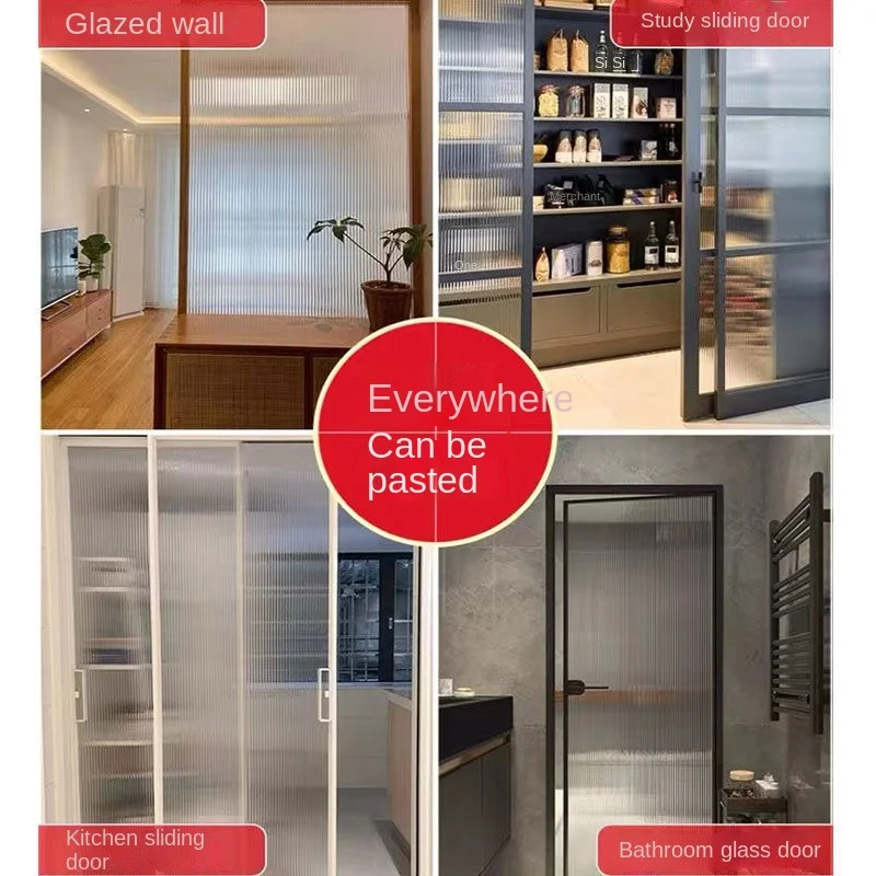 Виниловая пленка для душа или окна винтажная матовая 3D наклейка тонированная