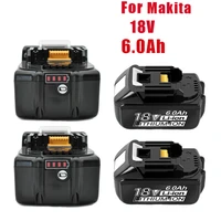 18v 6 0ah replacement battery for makita 18v battery bl1830 bl1850 bl1840 bl1845 bl1815 bl1860 lxt 400 cordless power tool