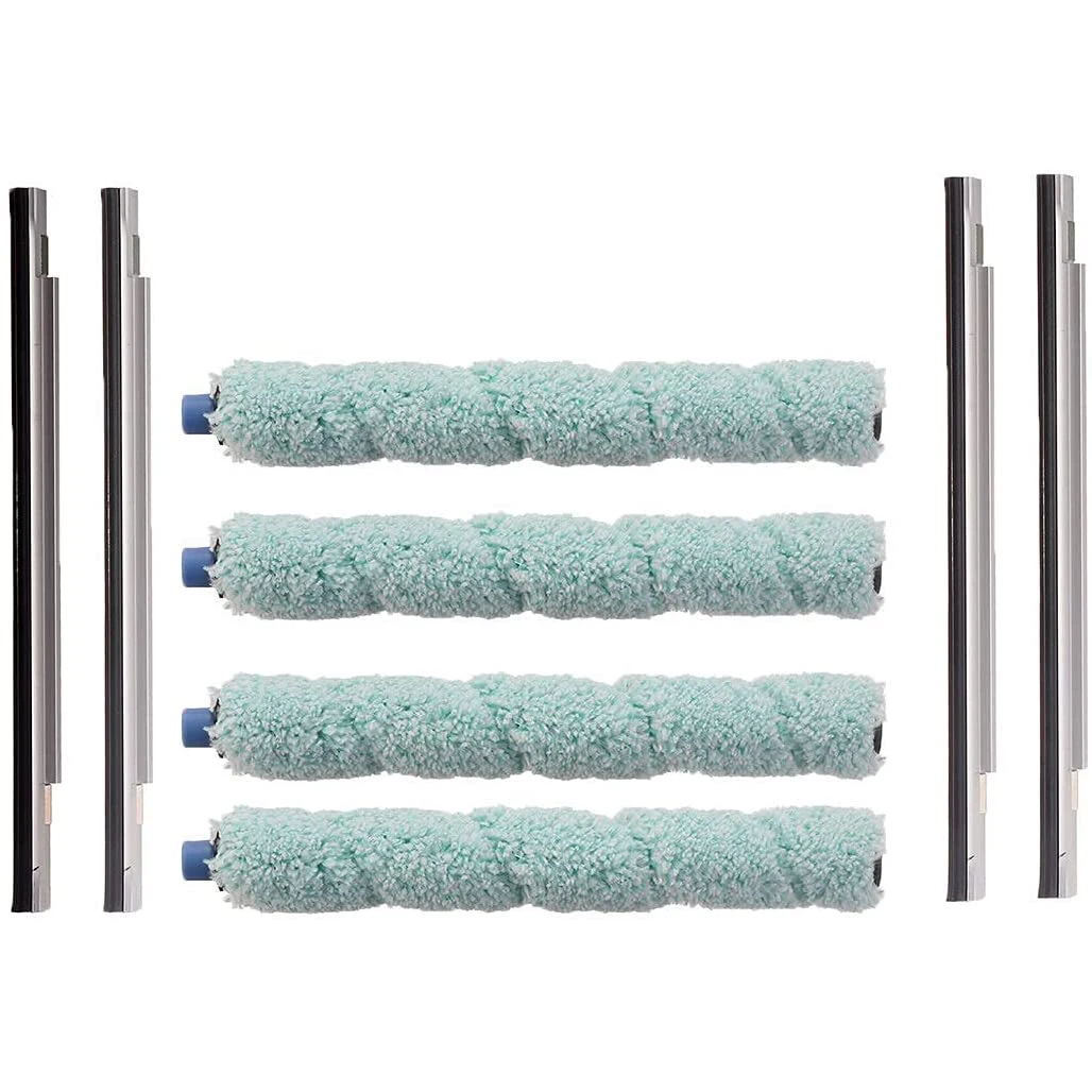 

8PCS Floor Washing Robotic Cleaner Main Brush Scraper Replacement Fit for Ilife W400 Floor Washing Robot Accessories