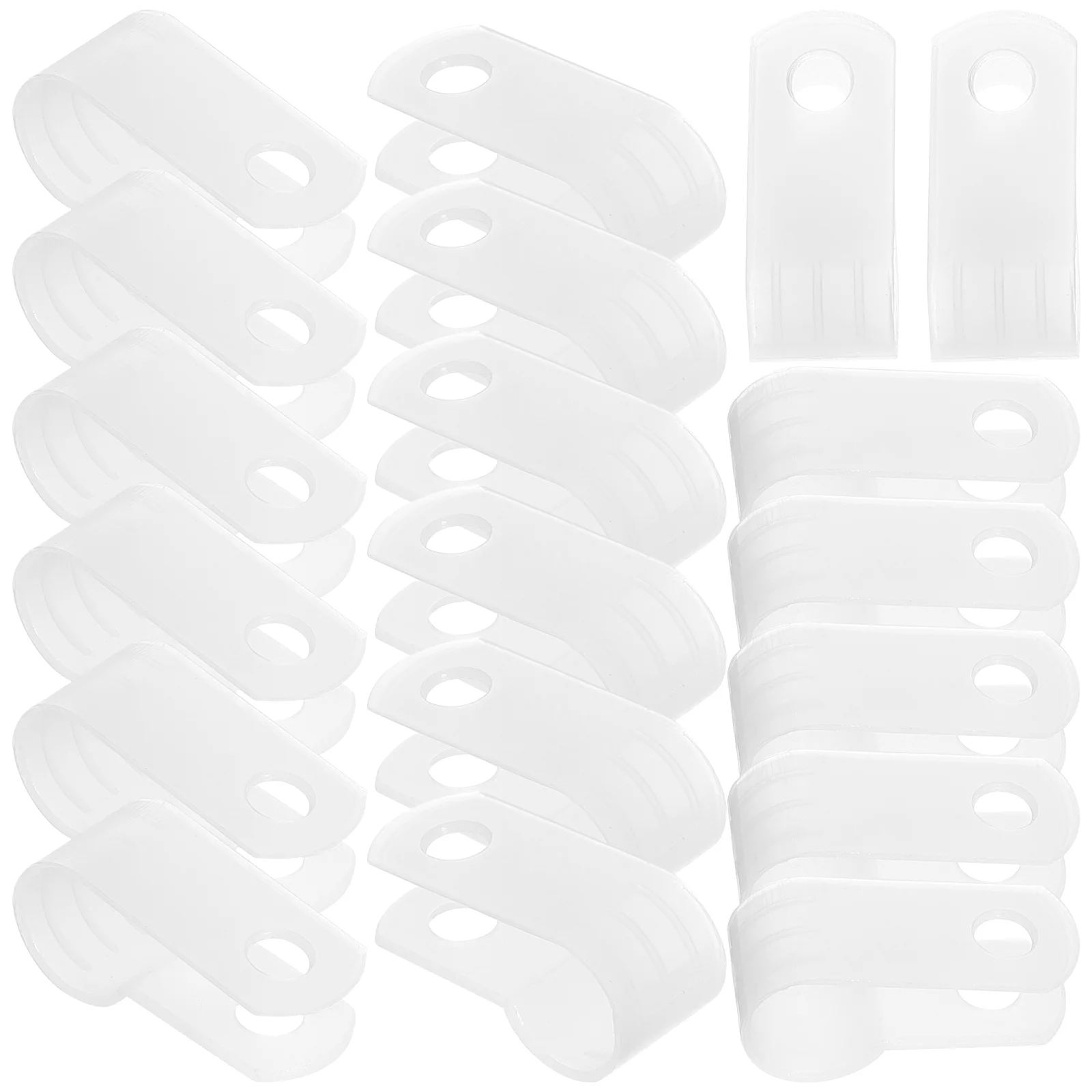 

Clips Light Rope Wire Cable Mounting Outdoor Holder Clamp Management Hooks Ethernet Self Adhesive Cordtelephone Clamps Flat