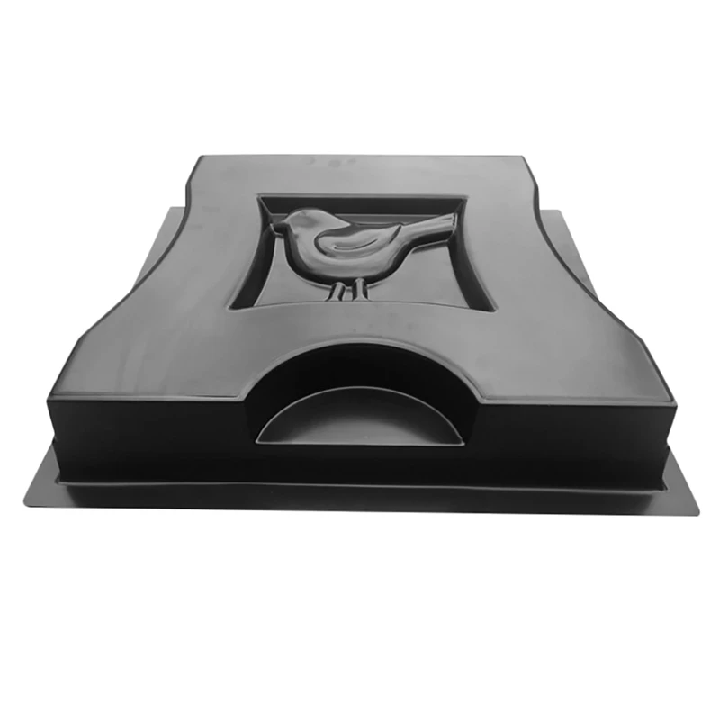 1Pcs Villa Garden Simulation Stone Bird Chair Bench Leg Mold Cement Concrete Mould Plastic Paving