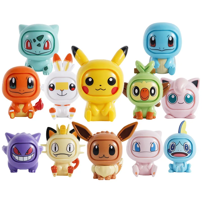 

Pokemon Ball Variant Toy Model Pikachu Squirtle Eevee Meowth Sobble Pokemon Action Figure Toys Child Christmas Halloween Gifts