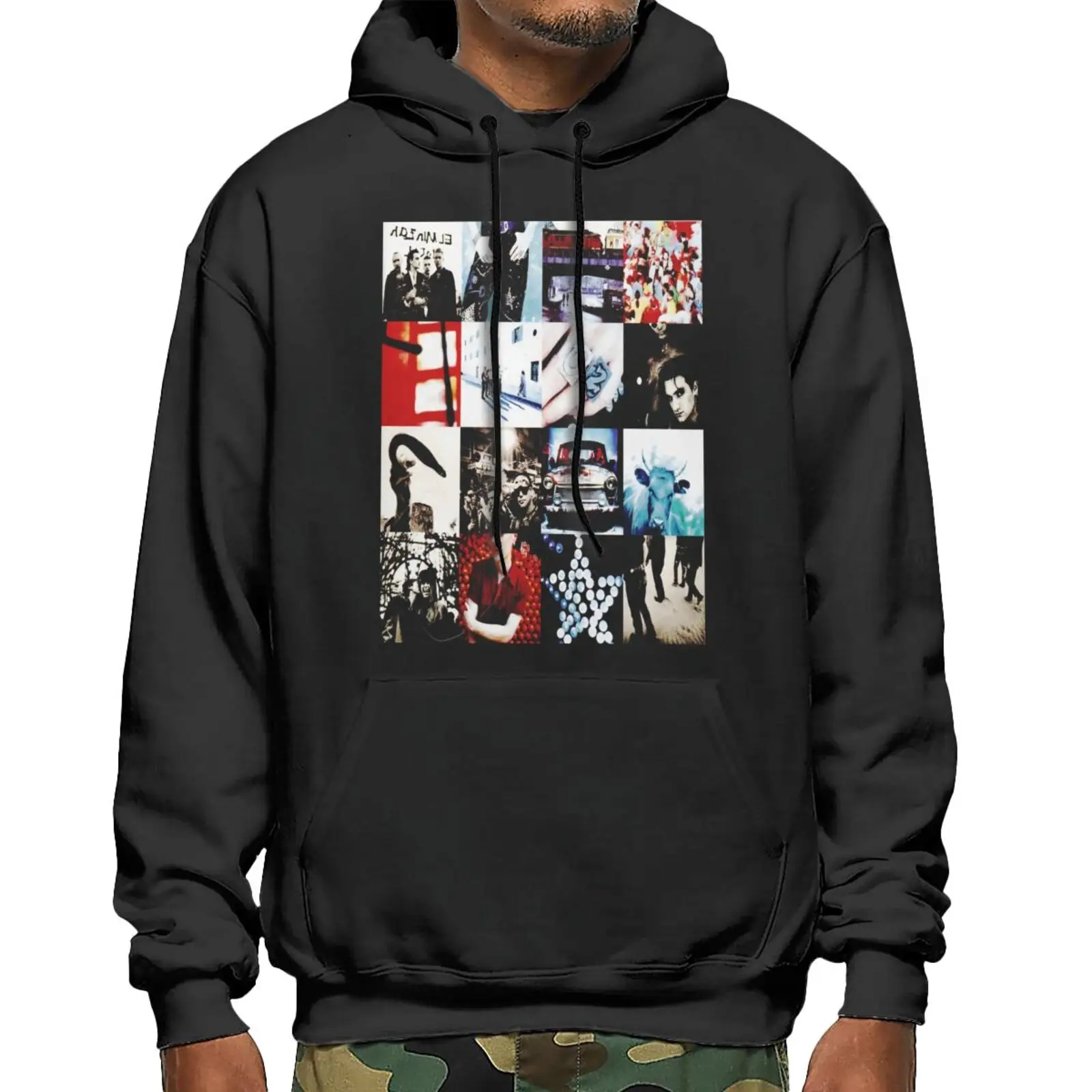 

U2 Achtung детский альбом группы Bono толстовки свитшоты одежда мужская Толстовка Свитшот Аниме Толстовка Женская Толстовка Оверсайз