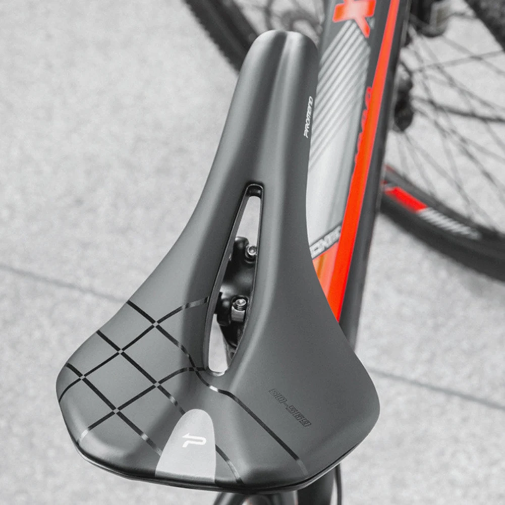 

Durable High Quality Hot Sale Brand New Breathable Saddles Bicycle Cushion 1pc 27*16*5cm Breathable Hollow PU+PVC