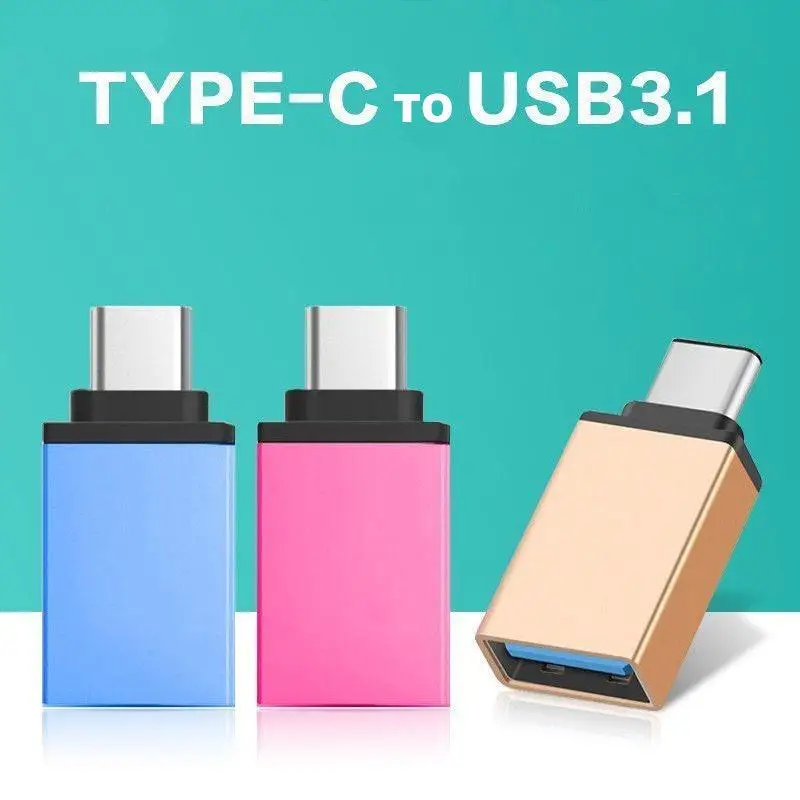 

USB-C Type C 3.1 Male to USB 3.0 Type A Female Adapter Sync Data Hub OTG