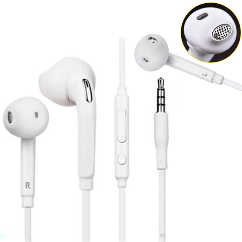 

Universal 3.5mm Stereo Music In-Ear Headphones Portable Cancelling Earphone Wired Headset with mic for Samsung galaxy/S6/s7 edge