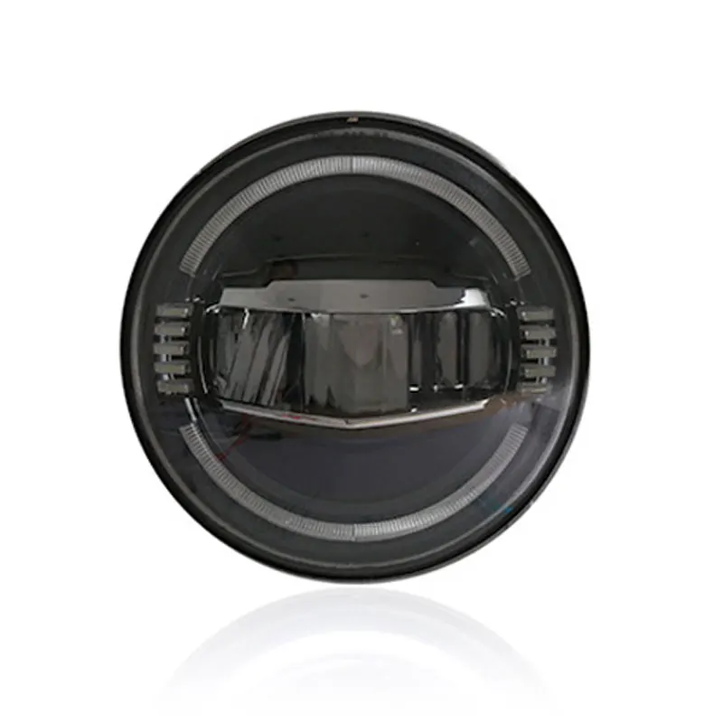 Фото Пара светодиодных линз для фар в сборе для Jeep Wrangler 2007-17, переоборудованные дневные ходовые огни, указатель поворота, автоаксессуары №2