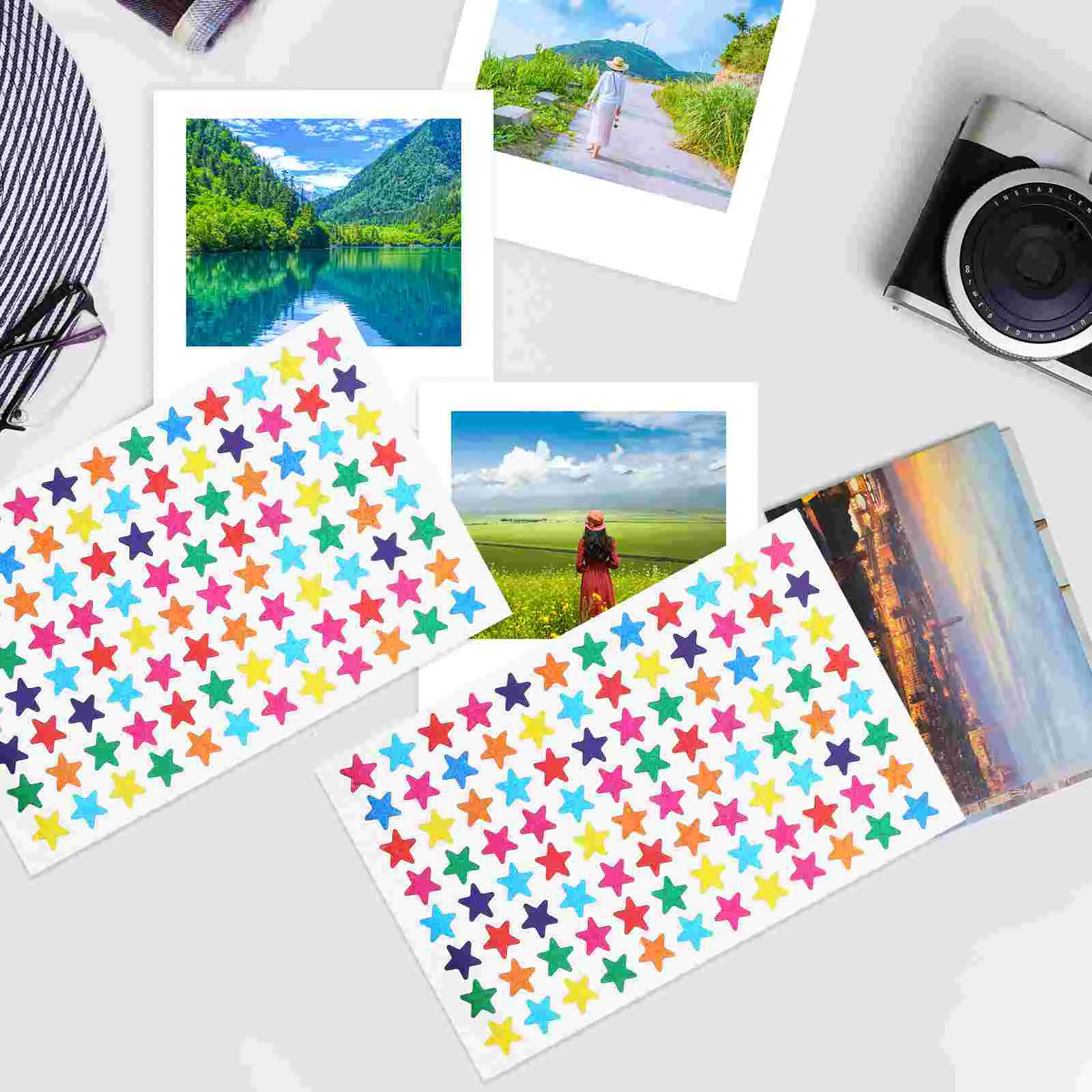 Блестящие блестящие наклейки со звездами блестящая этикетка для ногтей хороший