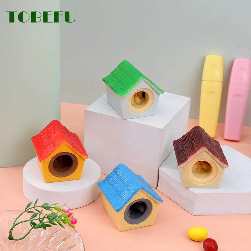 Креативный неудобный Сжимаемый домик для собак игрушки снятия стресса