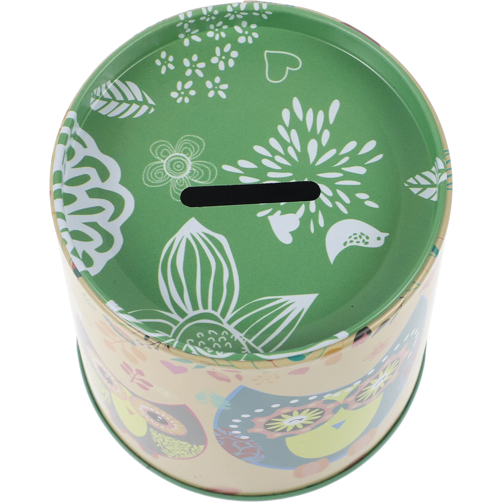 

Owl Piggy Bank Tinplate Money Container Coin Home Decor Kids Jar Desktop Decoration Banks Adults