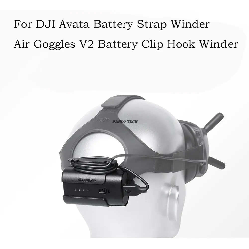 

Намотка для кабеля с застежкой для аккумулятора DJI Avata для DJI Flight Goggles V2 намотка для кабеля с зажимом для аккумулятора защитный чехол Аксессуары