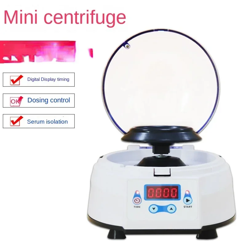 Фото Центрифуга для ладоней Mini LXJ-4/4T Центрифуга для ладоней Сыворотка для домашних животных Лабораторное разделение №1