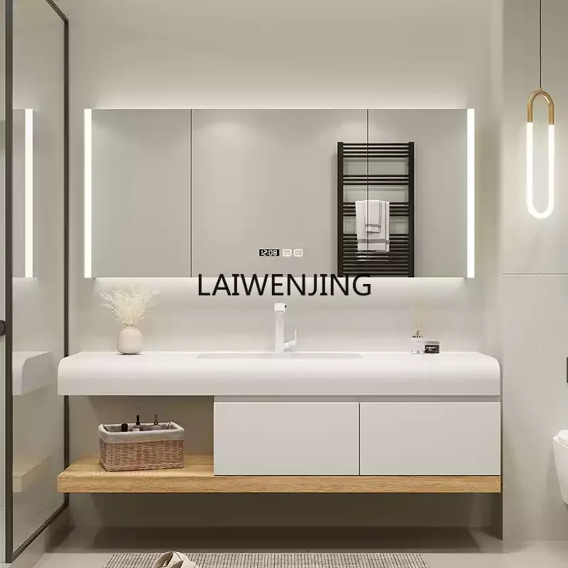Современная бесшовная раковина LYN Corian для ванной комнаты